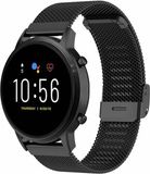 By Qubix Qubix Garmin Vivoactive 4 / 4L Milanese Smartwatch Bandje Zwart 22mm