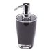 MSV 140664 zeepdispenser, acryl, zwart, PS, 2 tinten