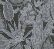 Living Walls FANTASIE BLADEREN BEHANG | Botanisch - Zwart Grijs Wit - Famous Garden