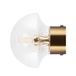 Globen Lighting Fungo 16 plafonnier, IP44, transparent/laiton