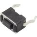 Tru Components Bouton-poussoir 12 V/DC 0.05 A 1 x Off/(on) À Rappel (L x L) 6 mm x 3.5 mm 1 Pc(s) S807931