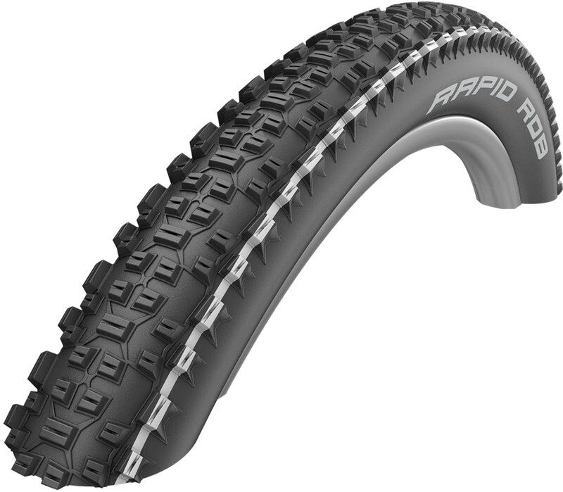 Schwalbe Rapid Rob Active Fietsband KevlarGuard SBC 26x2.25 zwart