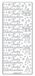 Ursus 59310058 - creatieve sticker, vrolijk kerstfeest 1, zilver, 5 vellen, zelfklevend, ideaal voor het maken van kaarten en het decoreren van geschenken, stickervel ca. 10 x 23 cm