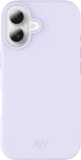 AVY Apple iPhone 16 Hoesje Liquid Silicone met MagSafe Paars