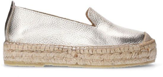 Sacha Gouden leren espadrilles Dames Maat 39