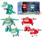 Jett en Dino Transformerend speelgoed - 2-pack - 12 cm figuren met wielen