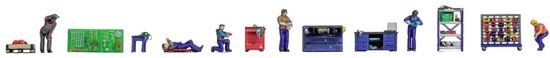 NOCH 35902 N Werkplaats figuren Geverfd, Staand, Liggend