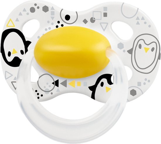 Medela Baby Fopspeen Original Hoge acceptatie orthdontisch ergonomische vorm - Sunshine Yellow - 6-18 maanden - 1 stuks