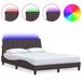 vidaXL Bedframe Hanko Stof Donkerbruin 160x200 cm