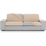 ECOMMERC3 XL bankovertrek van super elastische jacquard-stof, beige, aanpasbaar en ademend