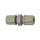 Riegler Rechte slangverbinding, voor slang 6/8 mm, SW 19, werkdruk max. 10 bar (20 °C) / max. 1 bar (60 °C), PA
