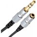 Fisual S-Flex Mini 3.5mm Jack Extension Cable 0.5m