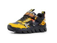 SKECHERS Sneakers 'MEGA-FLEX LITE TUFF' bruin / geel / grijs / zwart