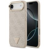 Guess CG MOBILE Guess 4G Driehoekig logo compatibel met MagSafe beschermhoes voor iPhone 17 Air (roze/goud)