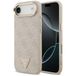 Guess CG MOBILE Guess 4G Driehoekig logo compatibel met MagSafe beschermhoes voor iPhone 17 Air (roze/goud)