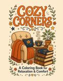 Cozy Corners Adult Coloring Book