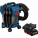 Bosch Professional GAS 18V-10 L 5,0 Ah GBA Accu (2x) Starterspakket