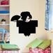 Ambiance Sticker Leisteen Krijtbord - Japans Meisje - H110 x L120 cm