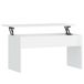 vidaXL salontafel 102x50,5x52,5 cm bewerkt hout wit