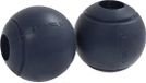 HMS FR01 Serie - Greepadapter voor Gewichthef - Silicoon - Zwart - 70mm