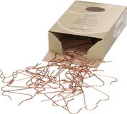Decoris Kerstbalhaakjes - 100 stuks - Brons - Metaal - 3.5 cm
