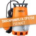 FUXTEC Pompe de relevage pour eaux usées - FX-TP1750 - 750W