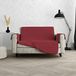 Italian Bed Linen Cozy bankhoes, antislip en waterdicht, bordeaux, 2-zits