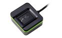 2N 9137423E lecteur d'empreintes digitales USB 2.0 Noir, Vert