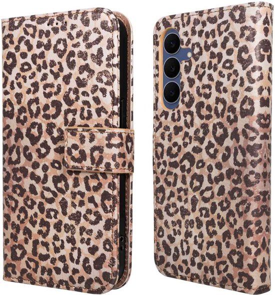 imoshion Design Bookcase voor de Samsung Galaxy S25 FE - Leopard Mood