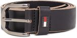 Tommy Jeans Tommy Hilfiger Riemen Leer Unisex Zwart