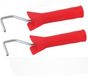 Set de 2x pièces rouleau de peinture murale/laque à manche court / rouleaux de peinture pour rouleau de 5 cm
