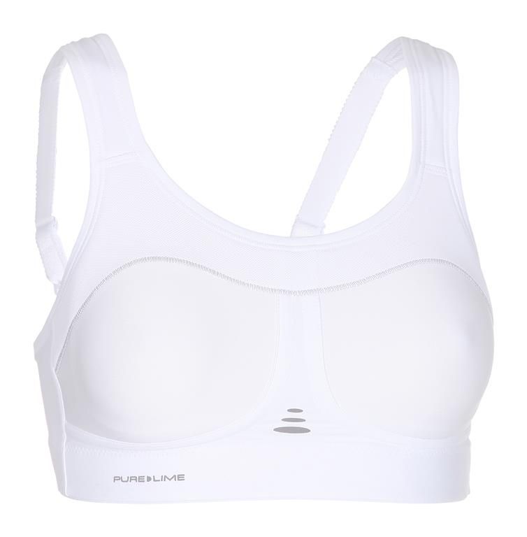 PureLime Compressie Sportbeha Wit - maat 75B