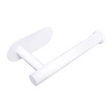 XIVADA Toiletrolhouder Nino - Rvs - Zelfklevend - Wit