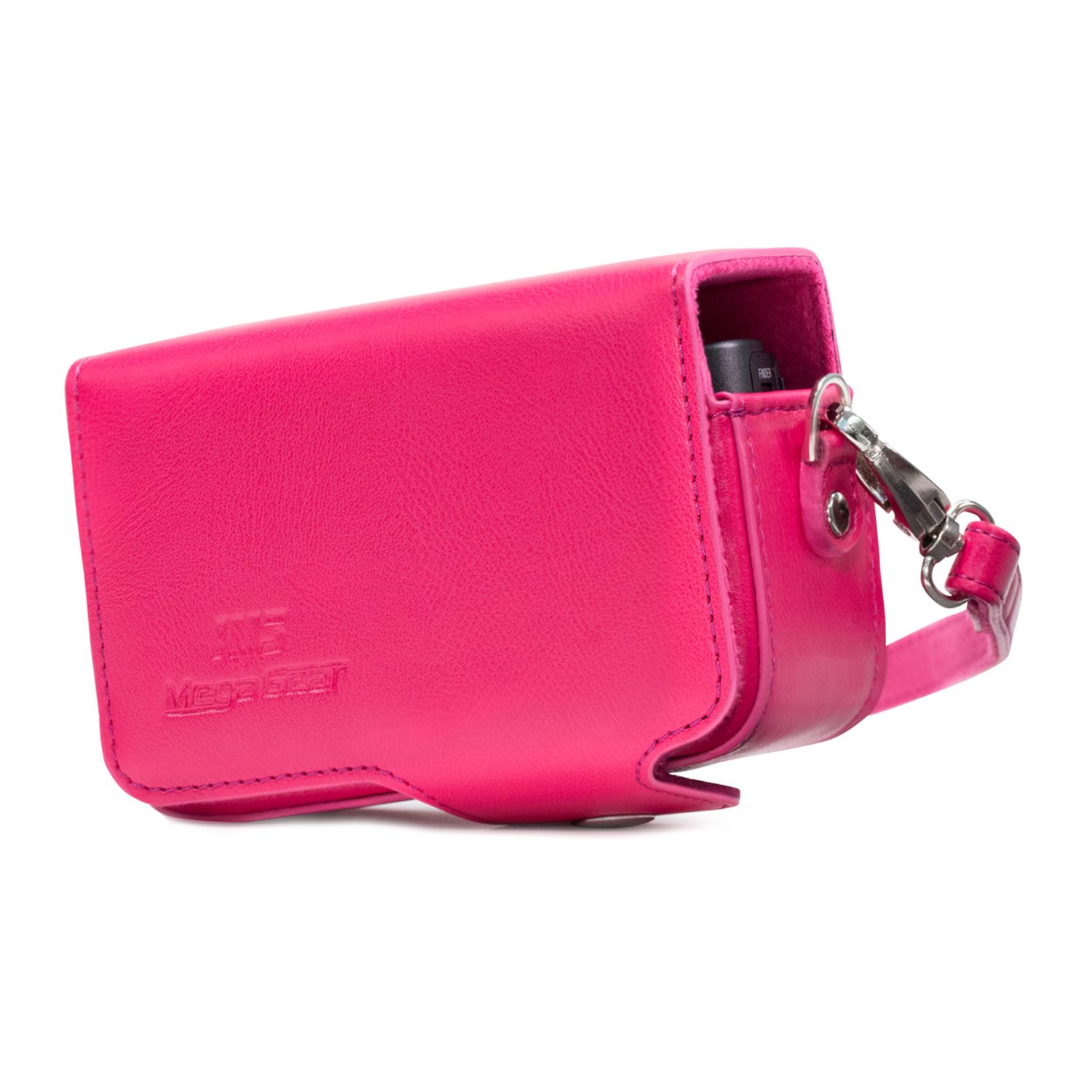 MegaGear MG1210 - Cameratas - Roze - Kunstleer - Compatibel met Sony Cyber-shot DSC-HX95, DSC-HX99, DSC-HX80, DSC-HX90V, DSC-WX500