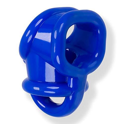 Oxballs Ballsling met Ballsplitter Cockring Police Blue