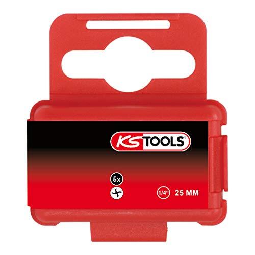 KSTools 911.2908 1/4" Bit Torq-Set®, 25mm, 10, 5 per pak