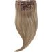Rapunzel of Sweden Classic Clip-ins Raide / Volume Moyen / 7 pièces Brun Blond Cendré Balayage B5.1/7.3 60 cm Extensions de cheveux