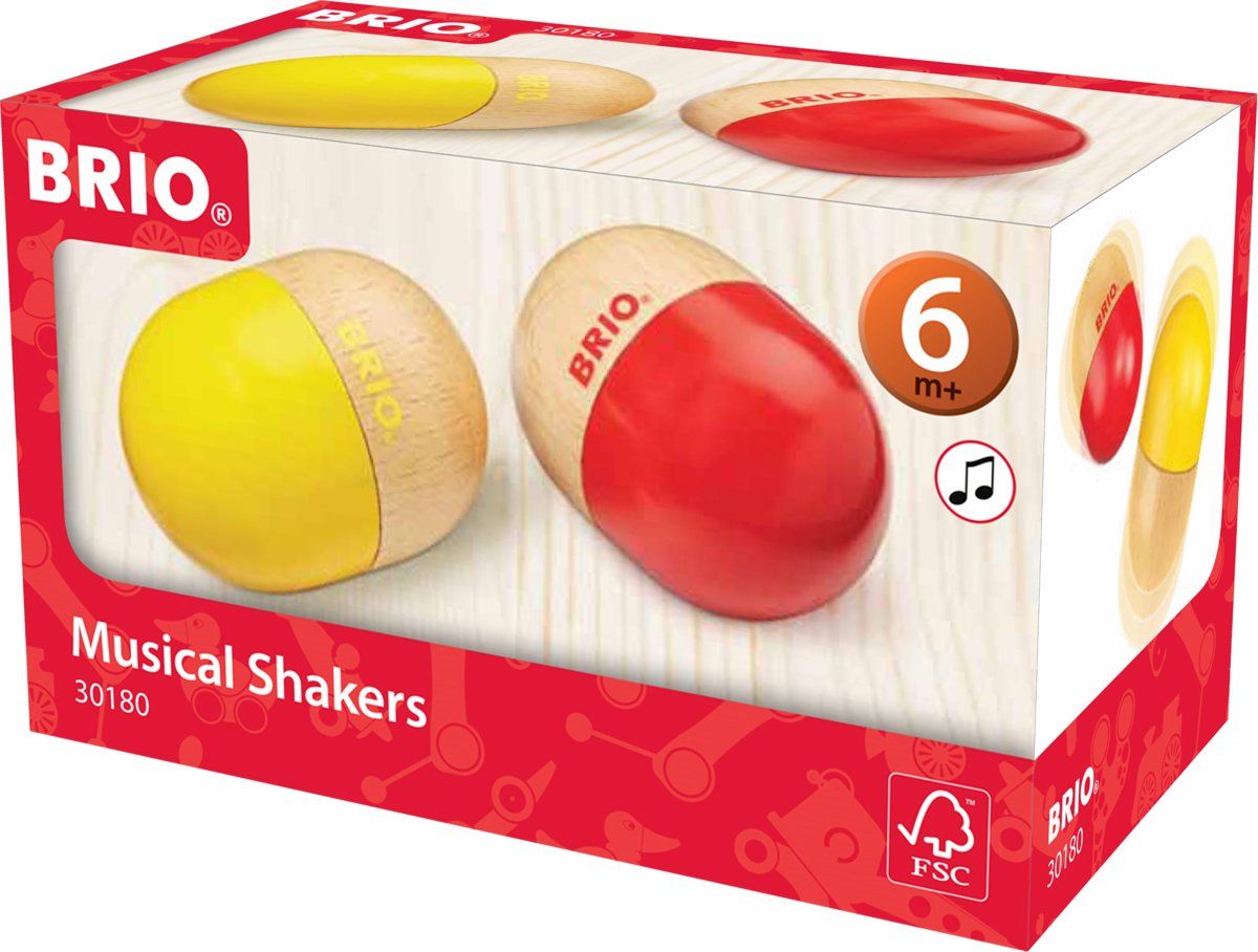 Brio Rammel-ei - Hout - Unisex - Multi - 6x5x5 cm - 7312350301809