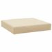 vidaXL Coussin de palette 60x60x8 cm Tissu Oxford Beige