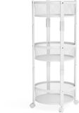 Vicco Trolley Falto, Wit, 37.5 x 88 cm met 3 praktische manden