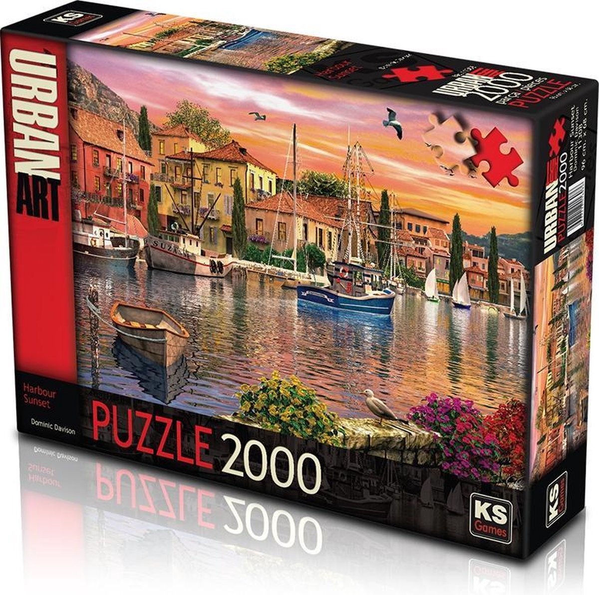 KS Games Harbour Sunset Puzzel 2000 Stukjes