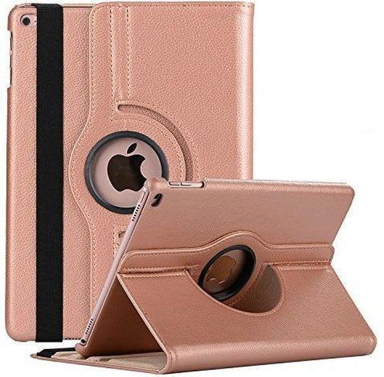ZT Accessoires Book Case for Apple iPad 2021 / 2020 / 2019 (9th/8th/7th Generation - 10.2 inch) - 360 Rotating - Rose Gold