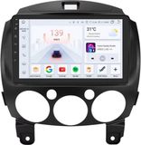 Mazda Autoradio met Bluetooth et CarPlay pour Mazda 2 (2007–2014), compatibel met Apple et Android, installation stéréo, système de navigation, 6 Go RAM, 64 Go stockage interne