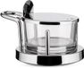Shenzhen Haorui Industrial Technology Co., Ltd. Cave à fromage élégante - pratique et lavable au lave-vaisselle - verre et acier inoxydable - 11 cm