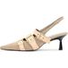 AllSaints Vivian Sandales à talon Sand Brown Taille : 36