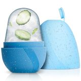 Romon Ice Face Roller, siliconen gezichtszeeproller met Gua Sha gezicht, ontstekingsremmend, verkleint de poriën, verbetert de elasticiteit van de huid, gereedschap voor de dagelijkse huidverzorging