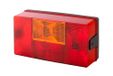 HELLA 2VB 006 040-051 Achterlicht - Gloeilamp - 12/24V - Opbouw - Lenskleur: Rood / Geel - Stekker: Platte stekker - links - Aantal: 1
