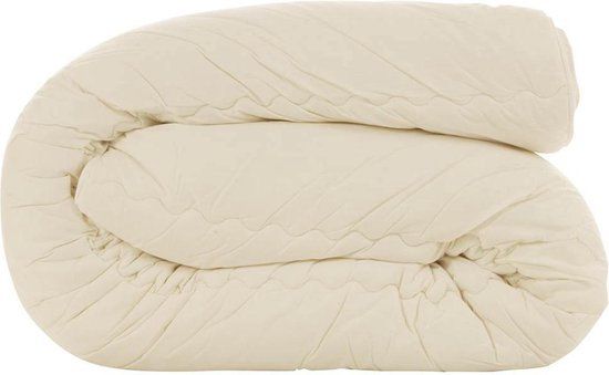 Snoozing Texel Wol 4-seizoenen Dekbed - Eenpersoons 140x220 cm - Ivoor