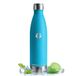 Vikastar Thermosfles, 0,75 l, BPA-vrij, lekvrij, 750 ml, roestvrij staal, thermosfles voor camping, fitnessstudio, fietsen, hemelsblauw