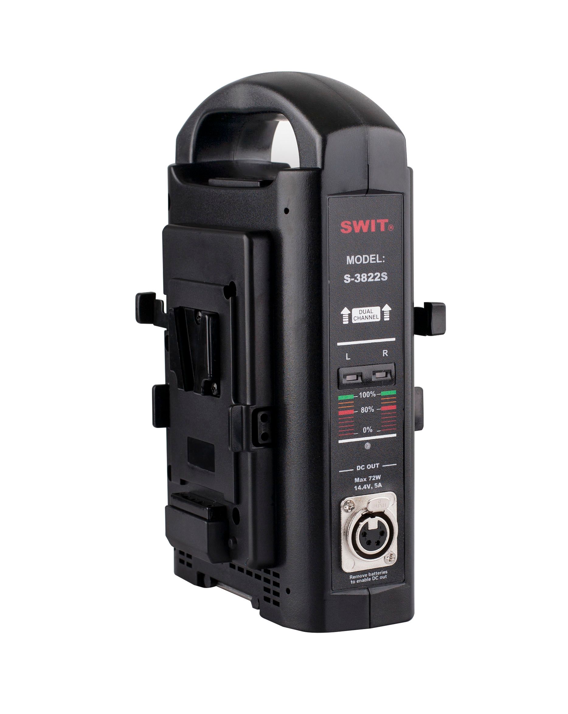 Swit S-3822S Batterijoplader Zwart